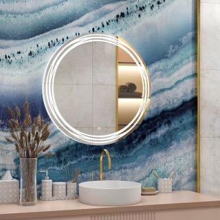 Зеркало с подсветкой и функцией антизапотевания Art&Max Bologna 77см AM-Bol-D770-DS-F-H